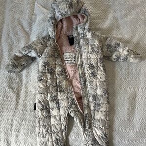 The North Face Infant Snowsuit - Gray and Pink